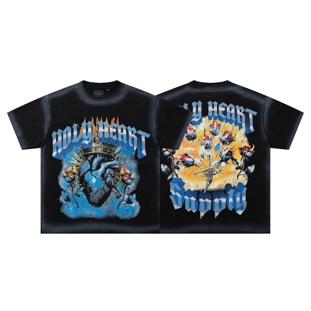 Supply Union Spark Graphic Oversized Urban T-Shirt