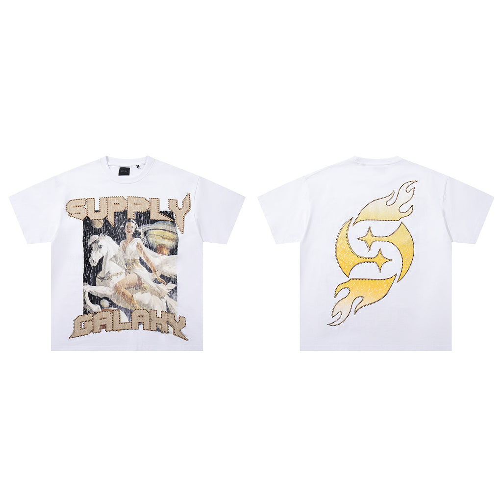 Supply Street Racing Rhinestone Graphic Tee