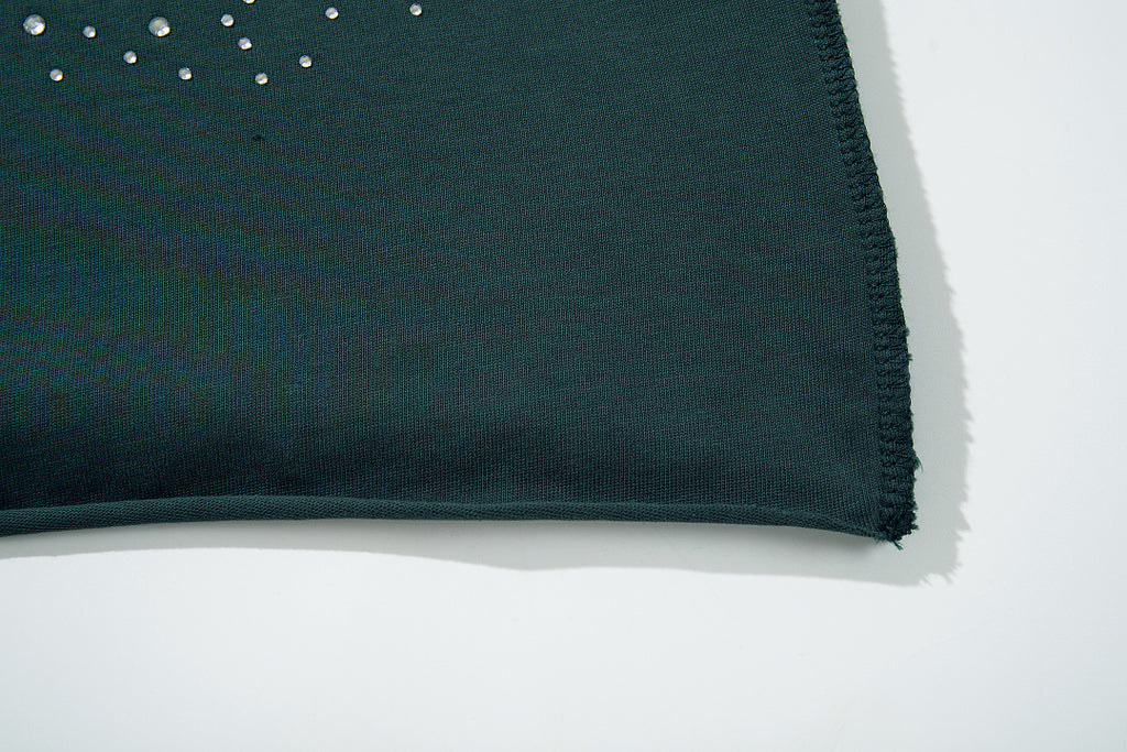 Rare Peace Vintage Rhinestone Graphic Oversized Street T-Shirt