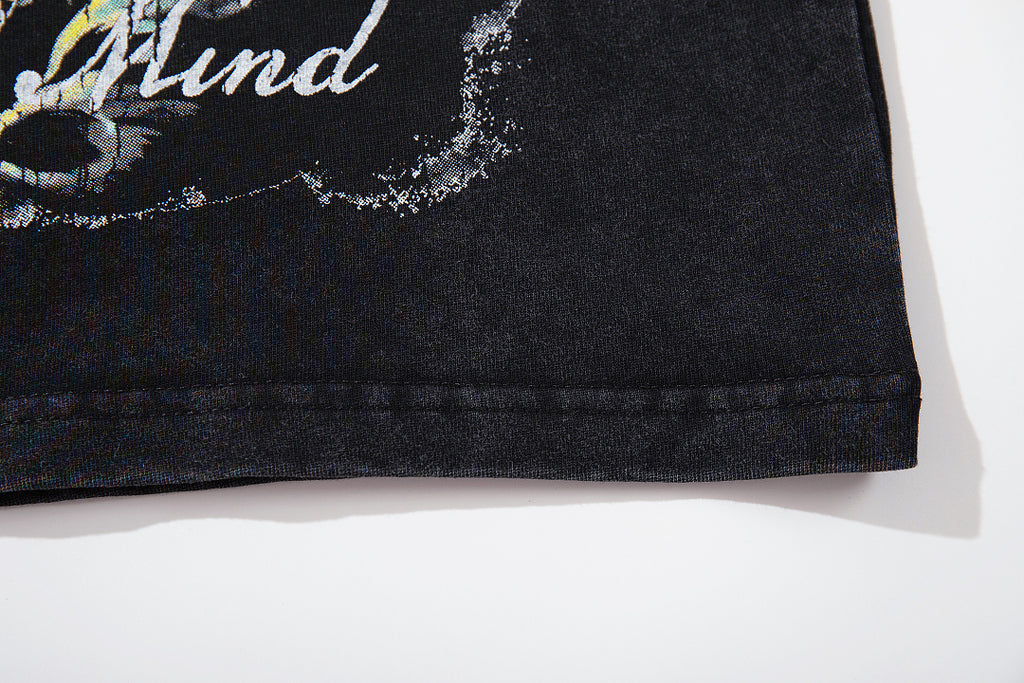 Supply Street Archive Rhinestone Graphic Oversized Tee
