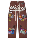 Vale Forever 1980s Painter Denim Brown Wash